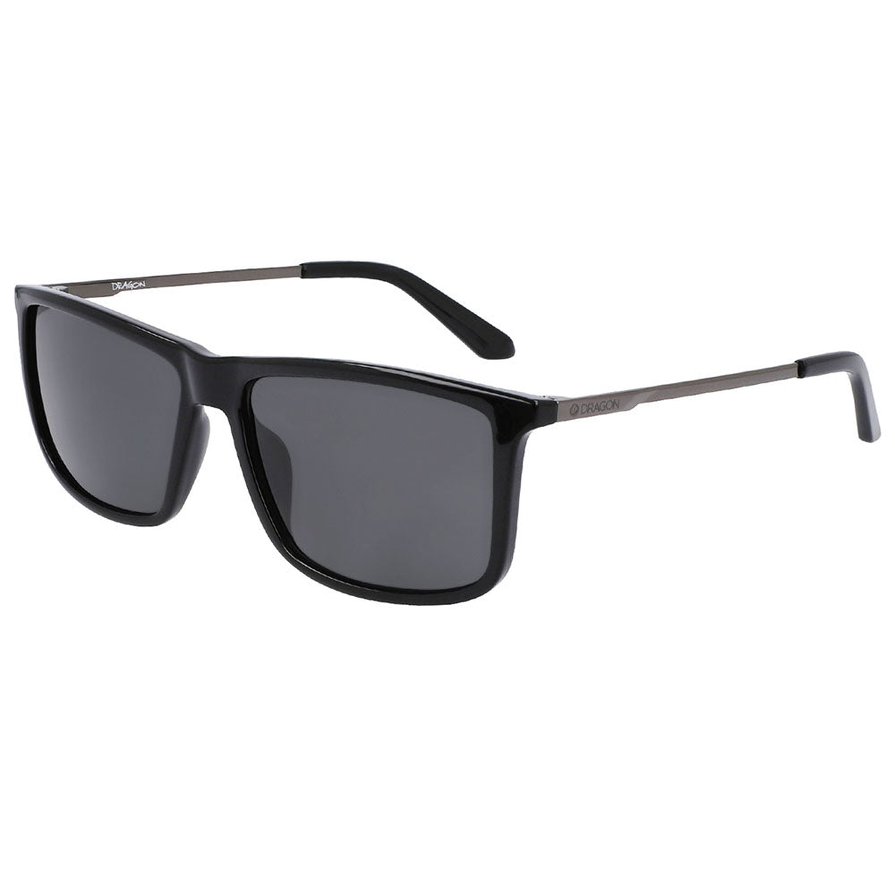 DAMIEN - Shiny Black with Lumalens Smoke Lens