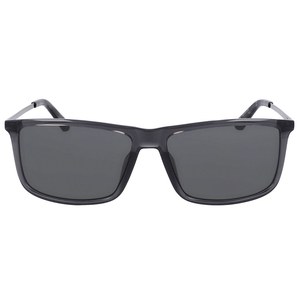 DAMIEN - Shiny Grey Crystal/Black Tortoise with Lumalens Smoke Lens