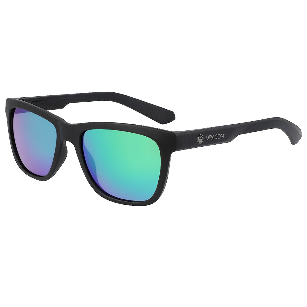 BISHOP - Matte Black H2O with Polarized Lumalens Green Ionized Lens