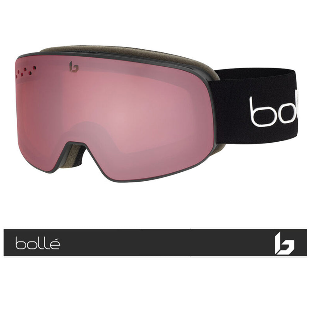 NEVADA SMALL - Matte Black Corp with Vermillon Gun Lens