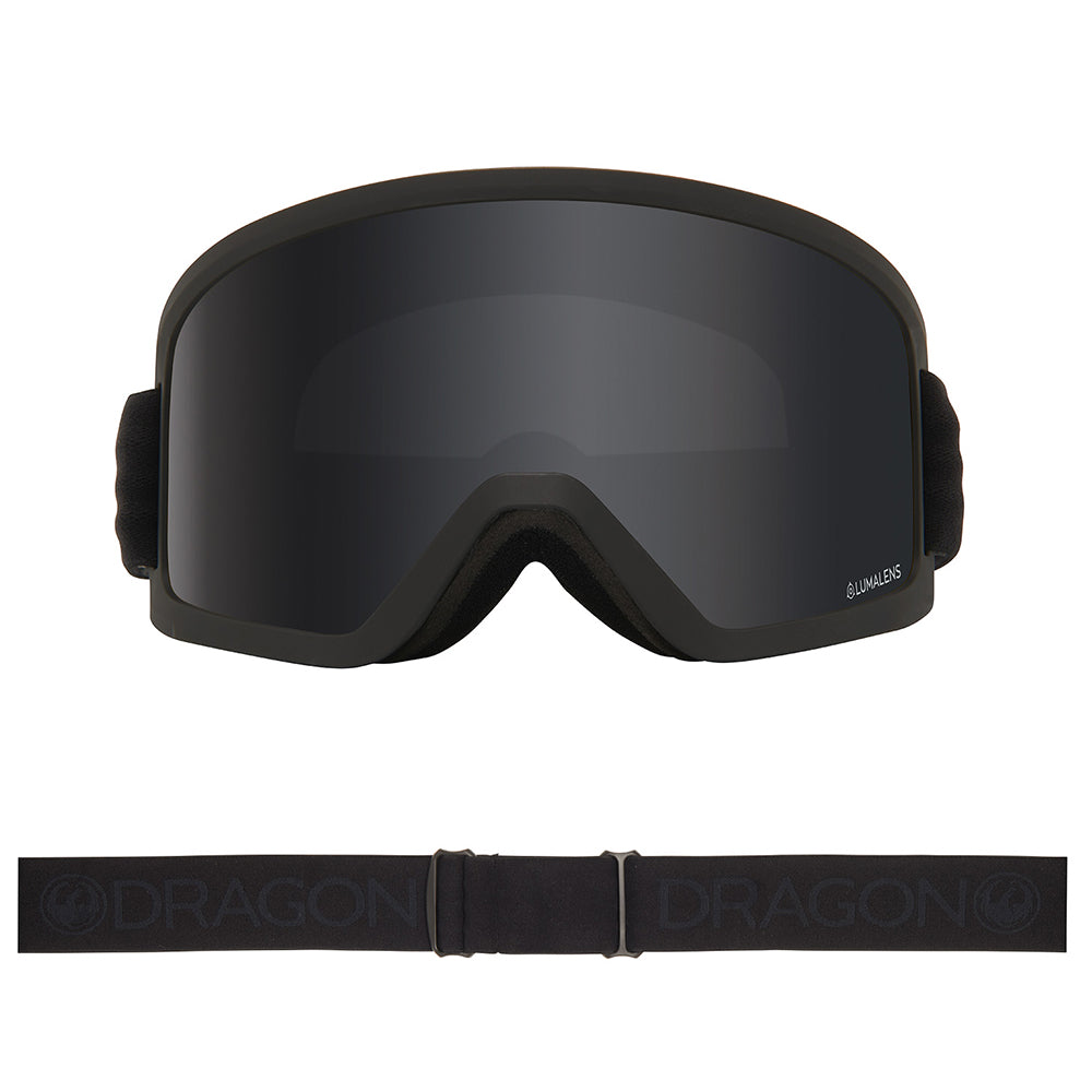Dragon DX3 OTG Unisex Snow Goggles - Blackout with Lumalens
