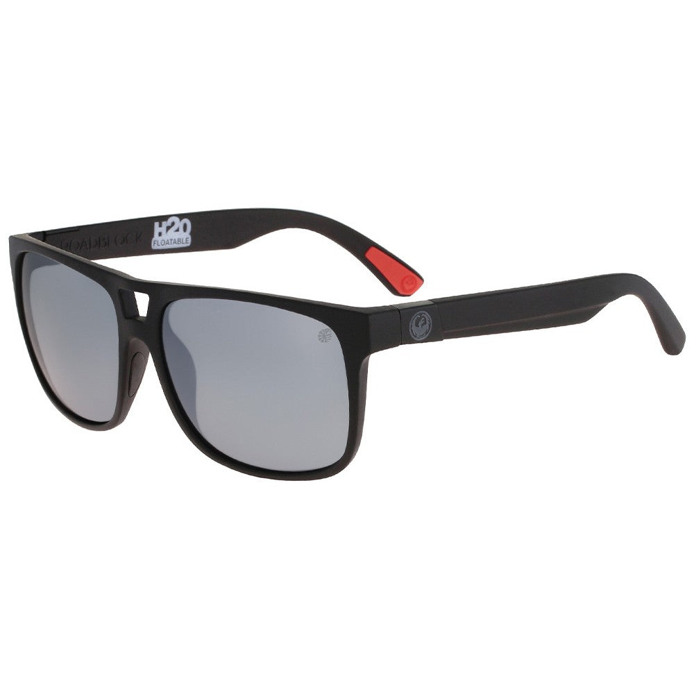 ROADBLOCK - Matte Black H2O with Polarized Silver Ionized Lens
