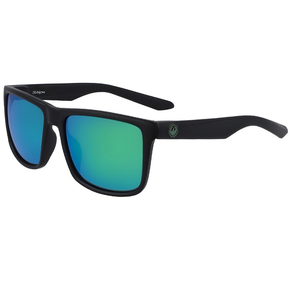 MERIDIEN - Matte Black H2O with Polarized Lumalens Green Ionized Lens