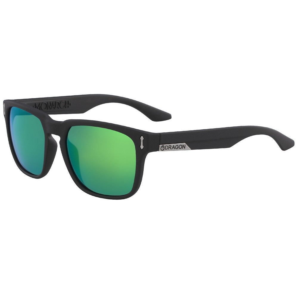 MONARCH - Matte Black with Lumalens Green Ionized Lens