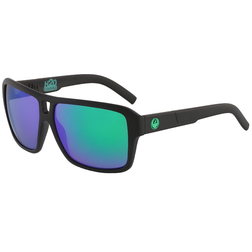 THE JAM - Matte Black H2O with Polarized Lumalens Green Ionized Lens