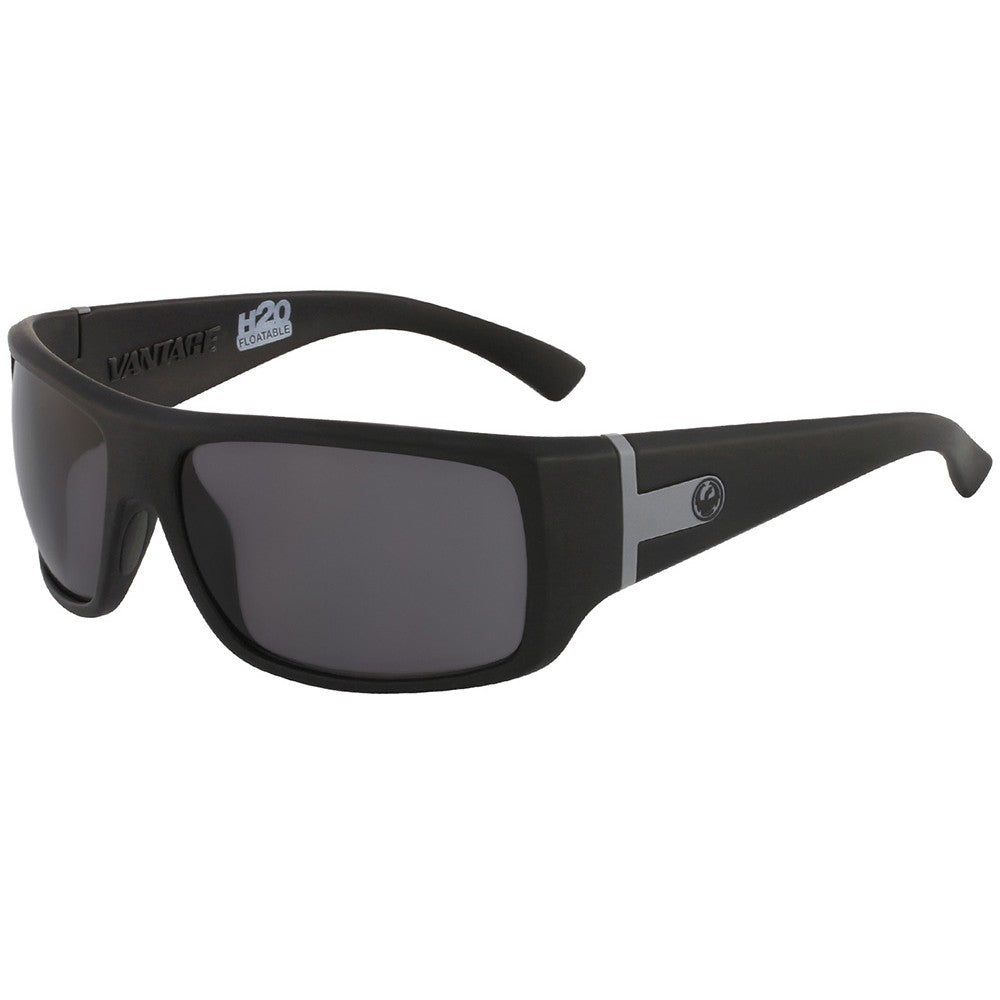 VANTAGE - Matte Black H2O with Polarized Lumalens Smoke Lens