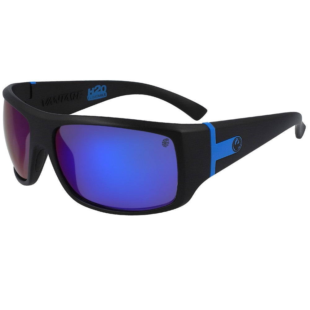 VANTAGE - Matte Black H2O with Polarized Lumalens Blue Ionized Lens