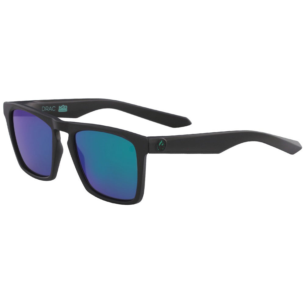 DRAC - Matte Black H2O with Polarized Lumalens Green Ionized Lens