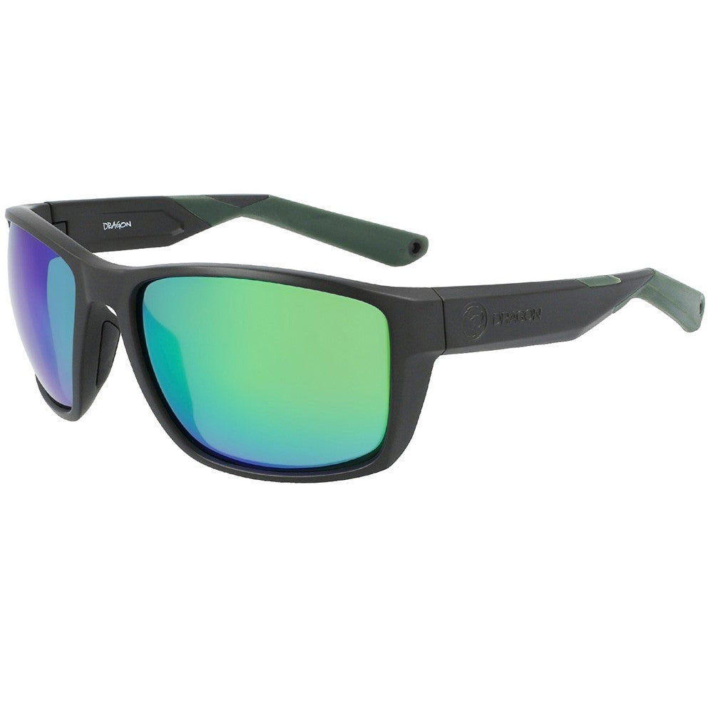REEL X - Matte Grey H2O with Polarized Lumalens Green Ionized Lens