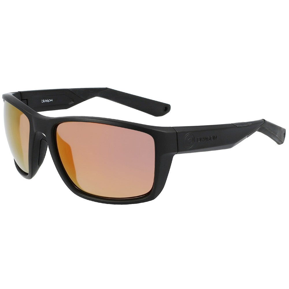 REEL X - Matte Black H2O with Polarized Lumalens Red Ionized Lens