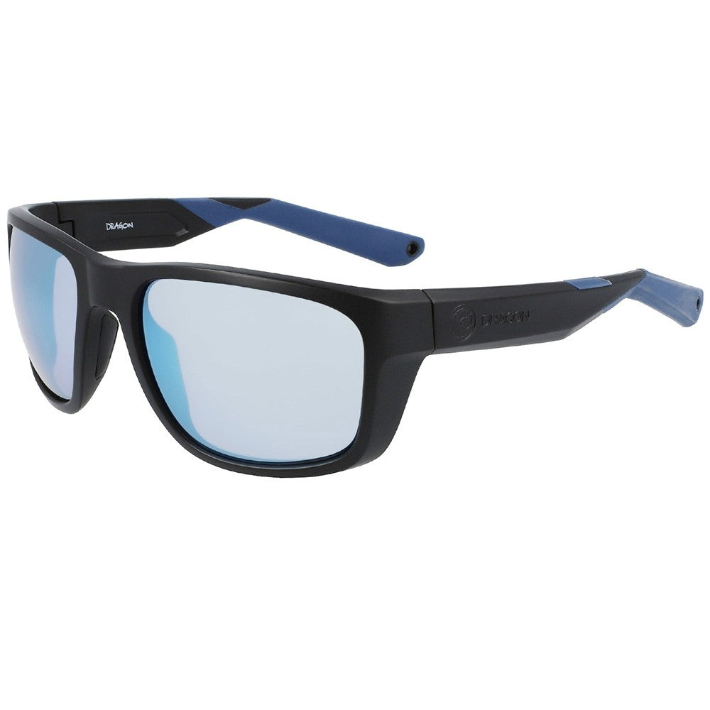 SHORE X - Matte Black H2O with Polarized Lumalens Super Blue Ionized Lens