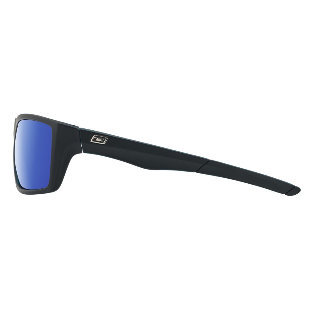 PRIMP - Satin Black/Crystal Blue with Blue Fusion Mirror Lens