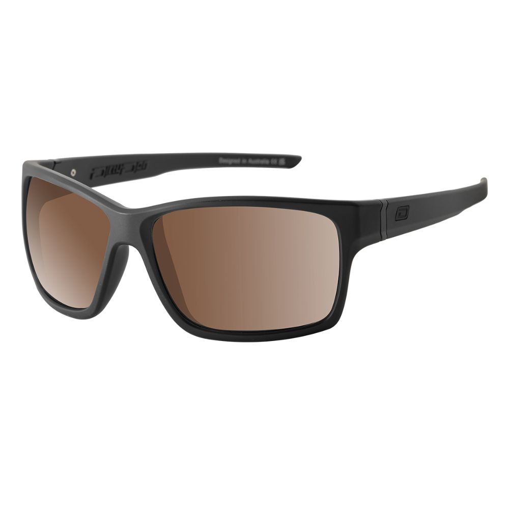 COSMIC - Satin Black with Polarized Brown Lens