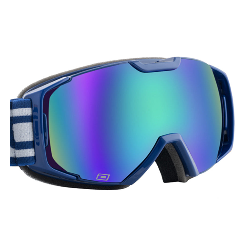 VELOCITY JUNIOR - Navy with Green Fusion Mirror Lens