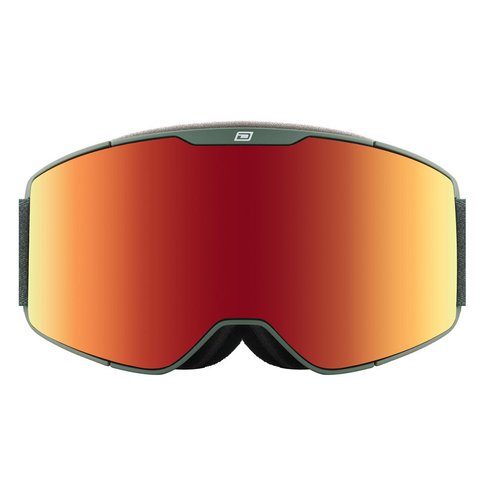 MUSE - Matte Ivy Green with Red Fusion Mirror Lens