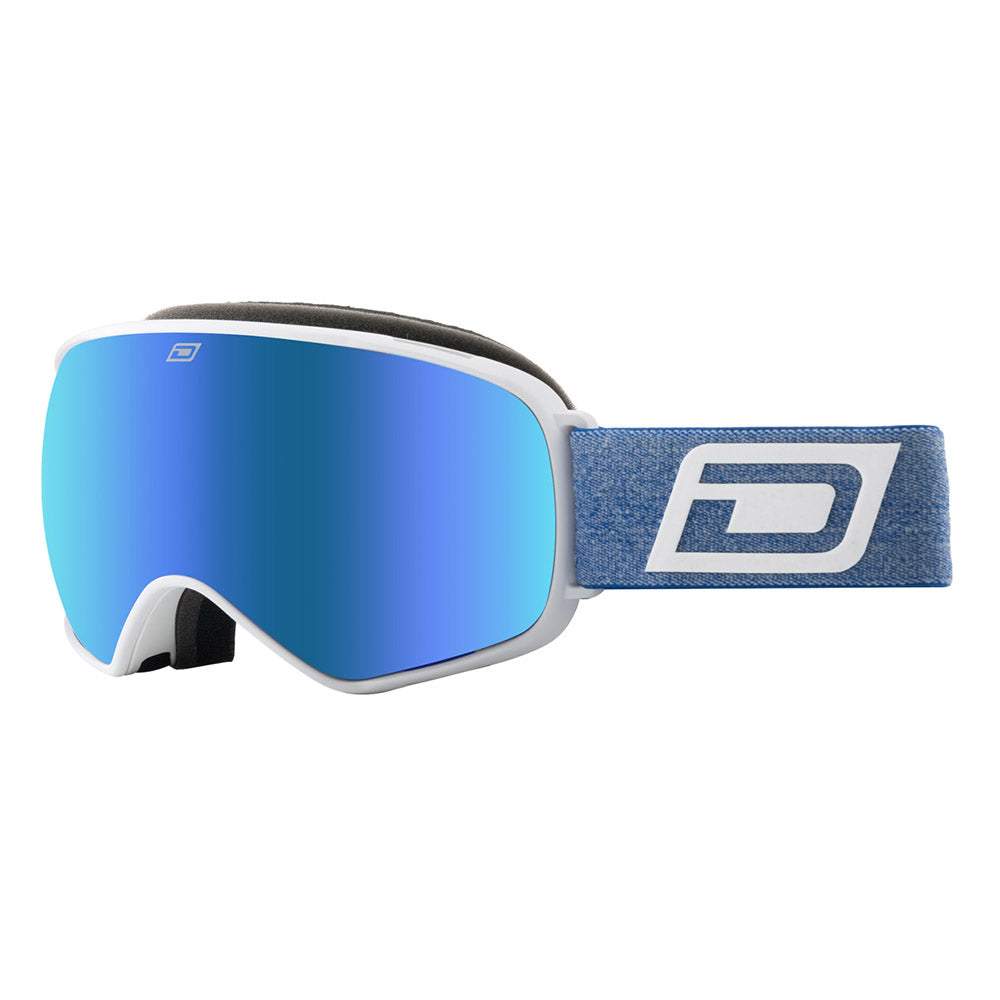 BULLET - White with Blue Fusion Mirror Lens