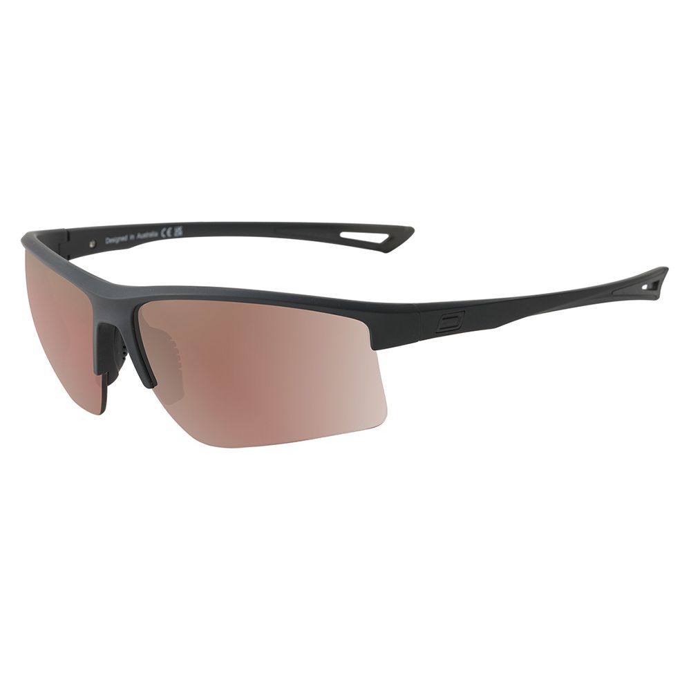 HYPER - Satin Black with Copper Flash Mirror Photochromic Lens