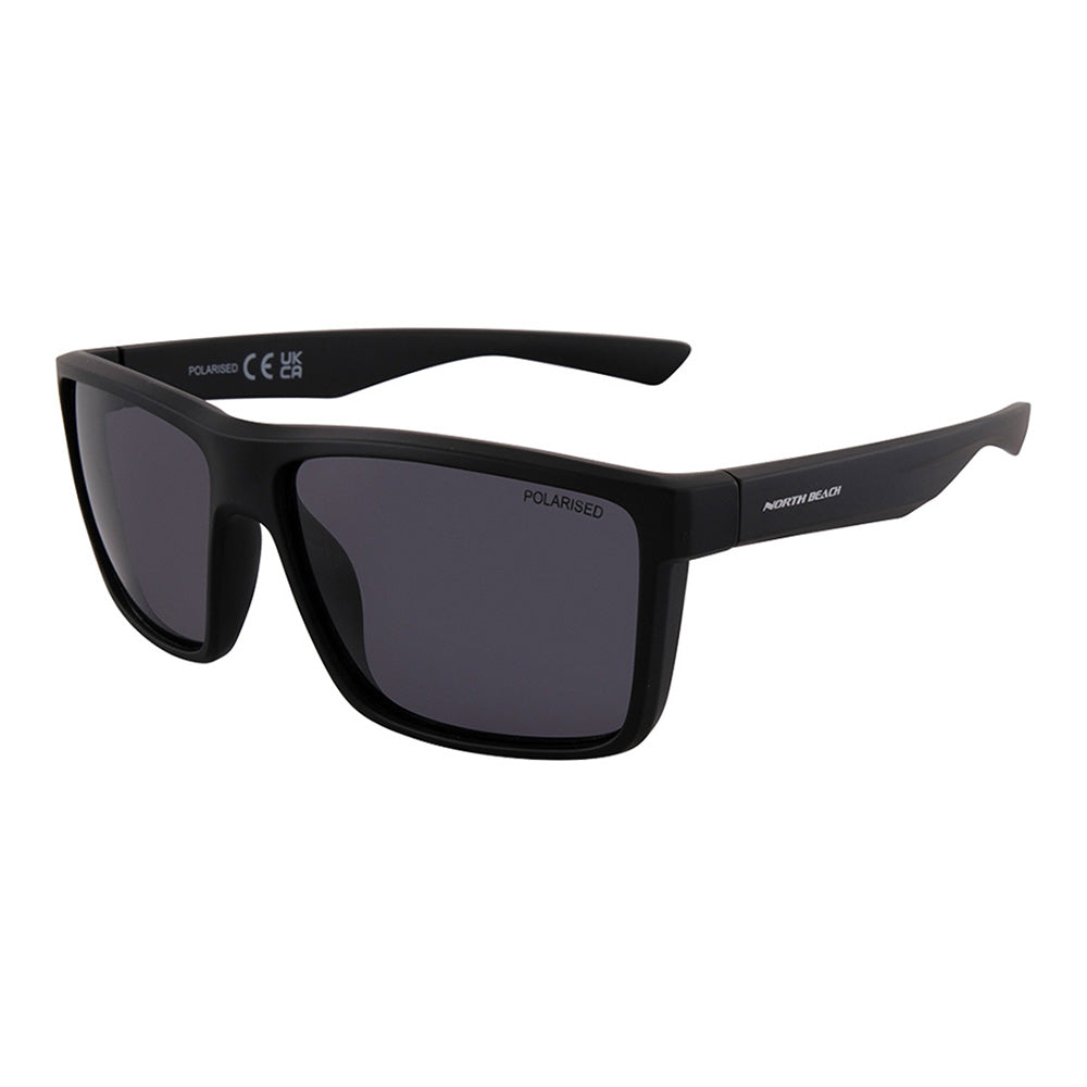 PICAREL - Matte Black with Polarized Smoke Lens