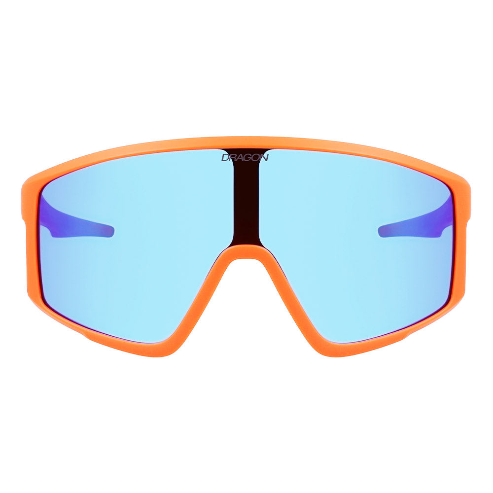 AMPED - Matte Flame with Lumalens Blue Ionized Lens