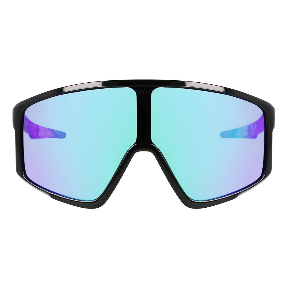 AMPED - Black/Multi-verse with Lumalens Green Ionized Lens