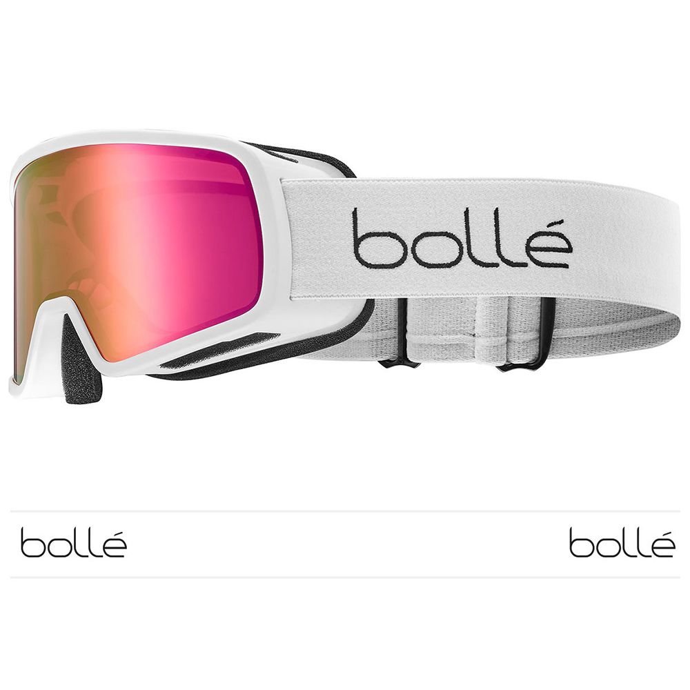 NEVADA JR - Matte White with Rose Gold Lens