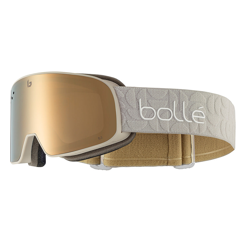 NEVADA SMALL - Matte Stockholm Sand with Gold Lens