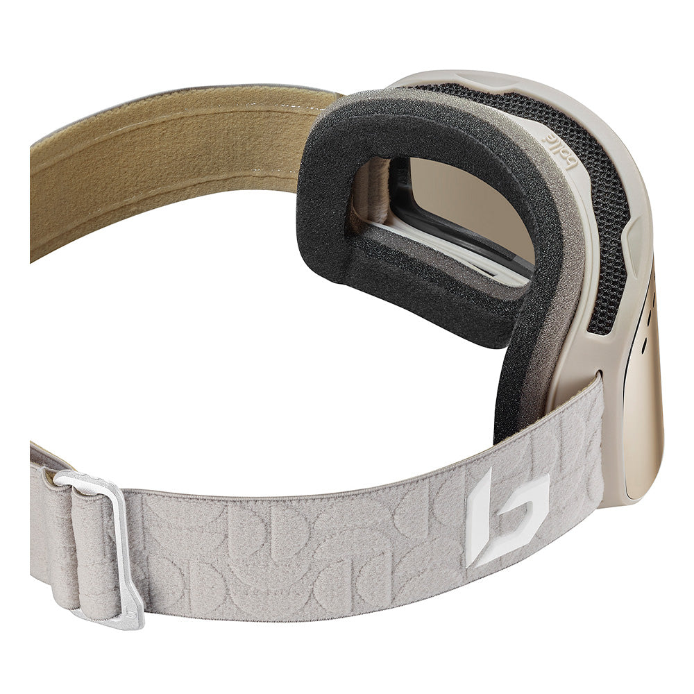 NEVADA SMALL - Matte Stockholm Sand with Gold Lens