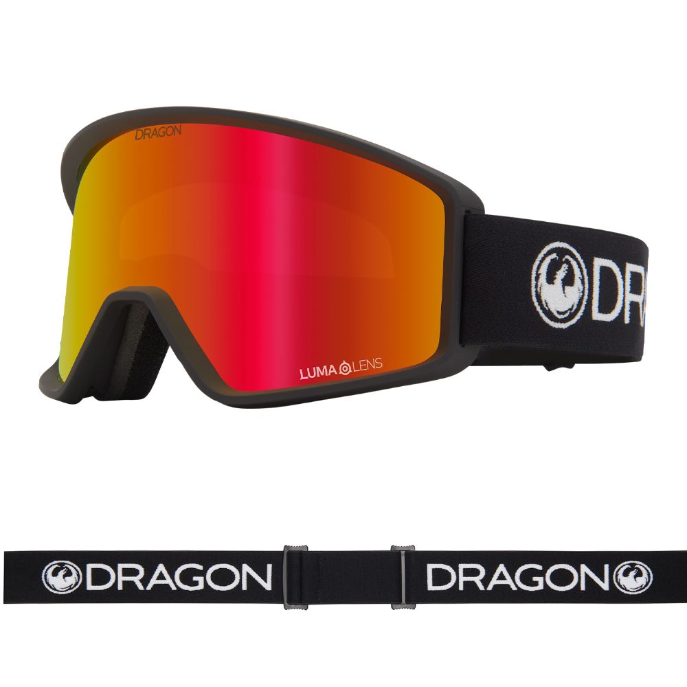 DXT OTG - Black with Lumalens Red Ionized Lens