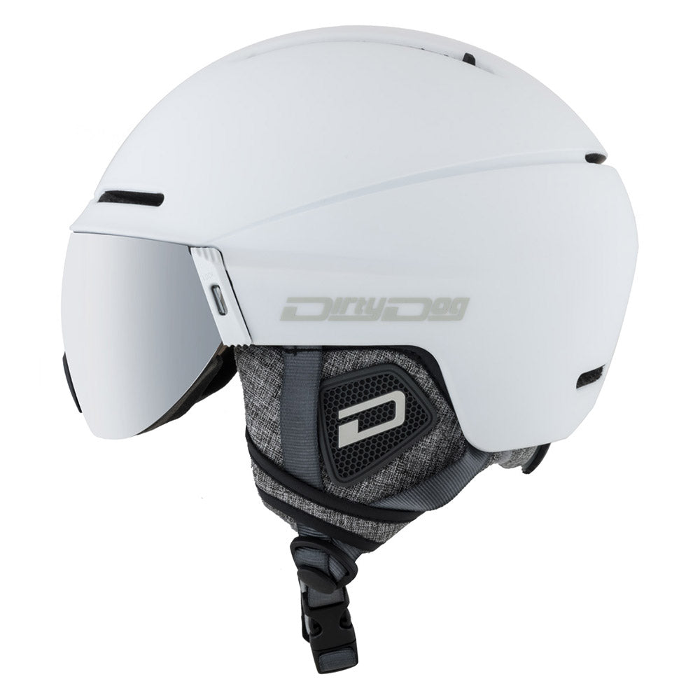 RAPTOR - Matte White/Silver Mirror