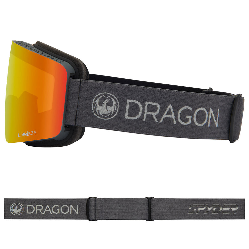 R1 OTG - SPYDER Polar Grey with Lumalens Red Ionized &amp; Lumalens Light Rose Lens