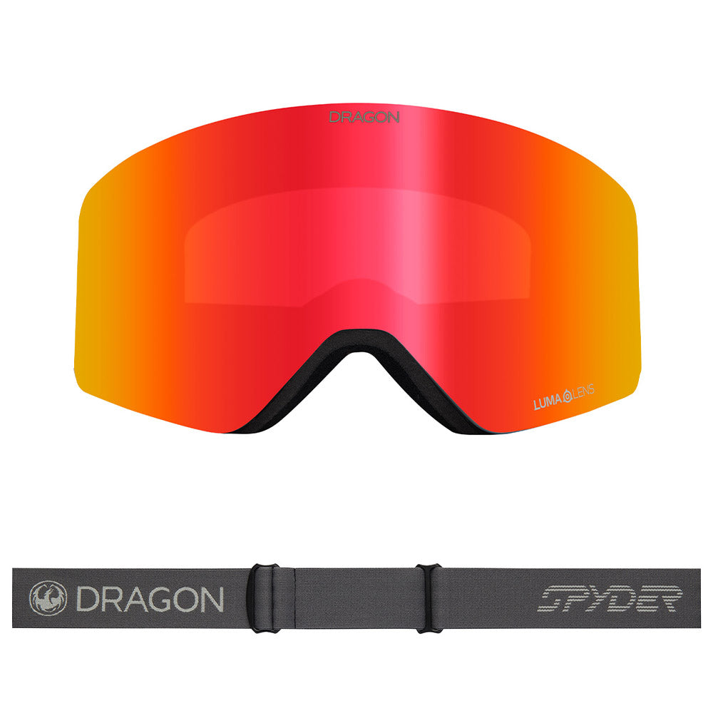 R1 OTG - SPYDER Polar Grey with Lumalens Red Ionized &amp; Lumalens Light Rose Lens