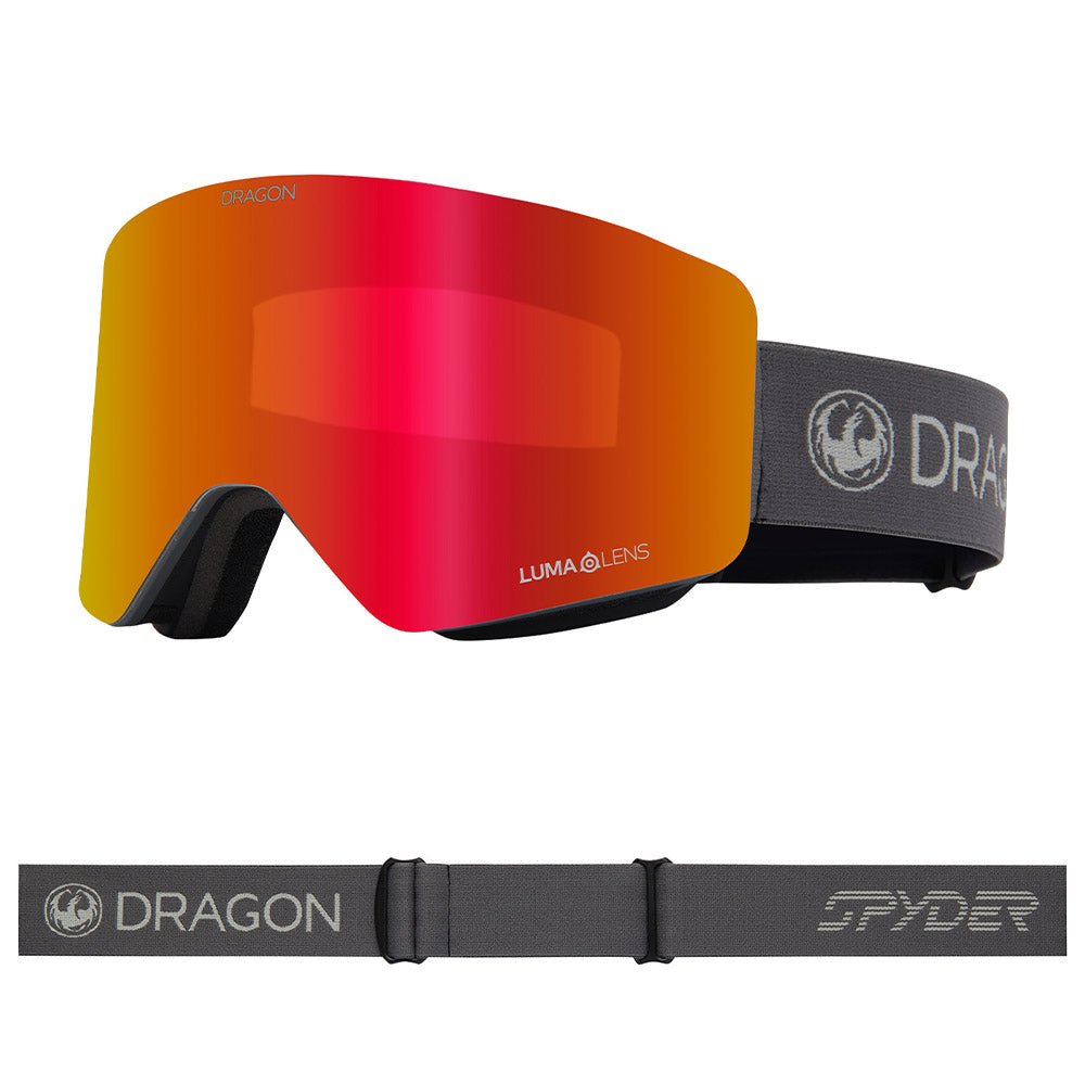 R1 OTG - SPYDER Polar Grey with Lumalens Red Ionized &amp; Lumalens Light Rose Lens