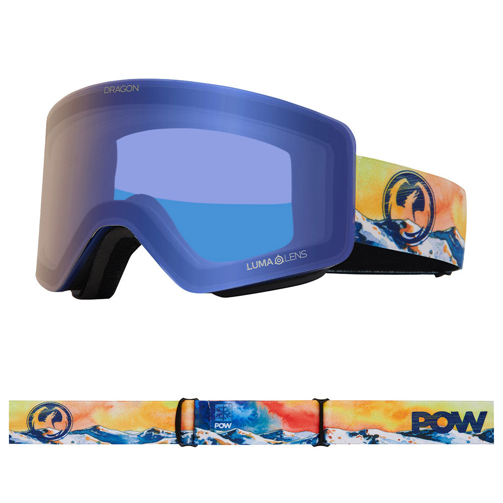 R1 OTG - Pow Collab 2025 with Lumalens Red Ionized &amp; Lumalens Flash Blue Lens
