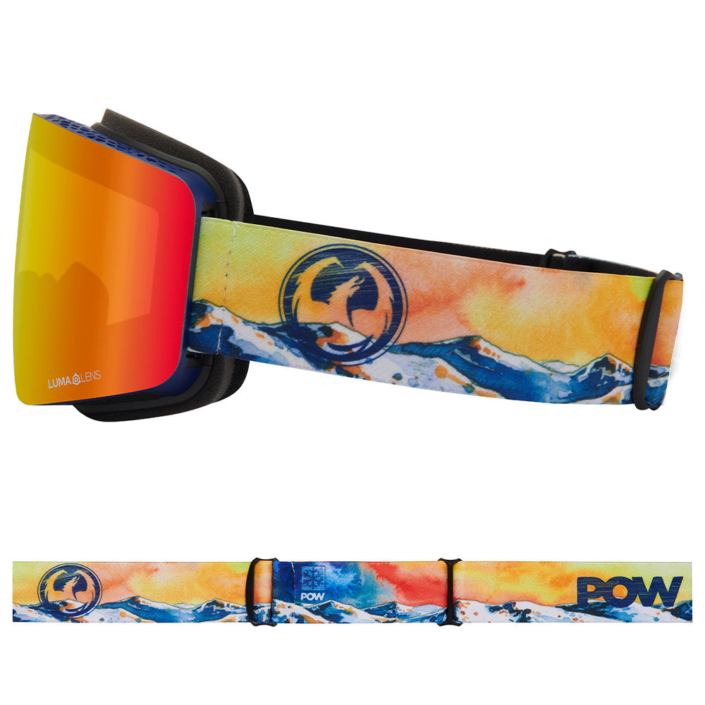 R1 OTG - Pow Collab 2025 with Lumalens Red Ionized &amp; Lumalens Flash Blue Lens