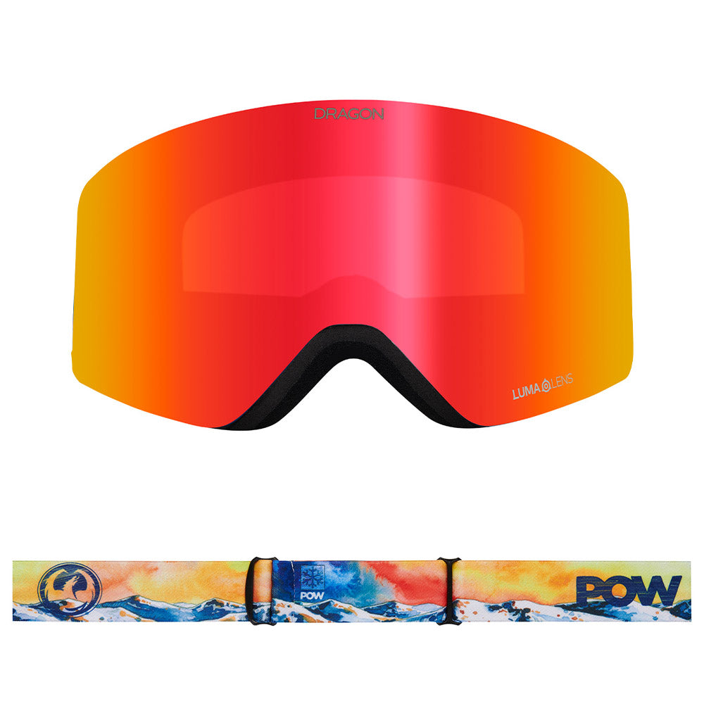 R1 OTG - Pow Collab 2025 with Lumalens Red Ionized &amp; Lumalens Flash Blue Lens
