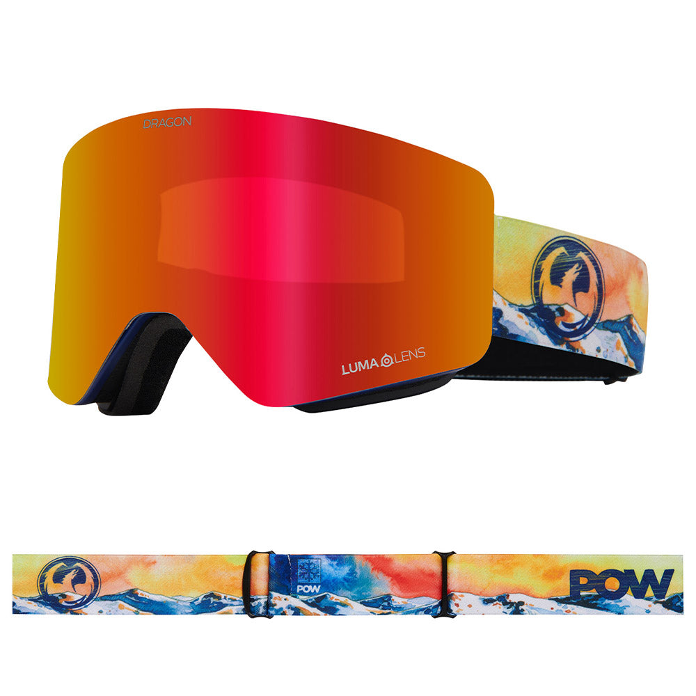 R1 OTG - Pow Collab 2025 with Lumalens Red Ionized &amp; Lumalens Flash Blue Lens