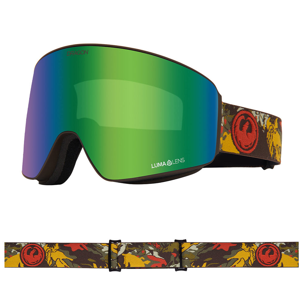 PXV - Leafy Camo with Lumalens Green Ionized &amp; Lumalens Violet Lens