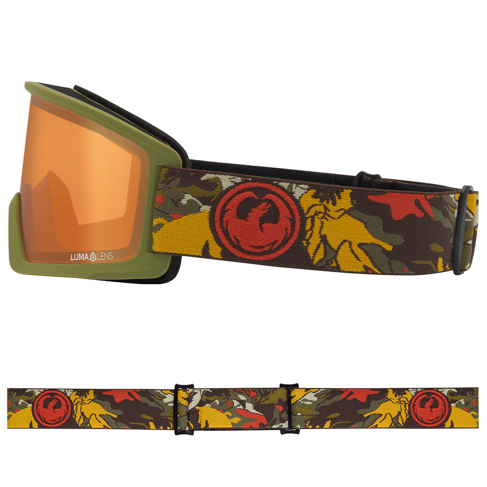 DX3 OTG - Leafy Camo with Lumalens Amber Lens