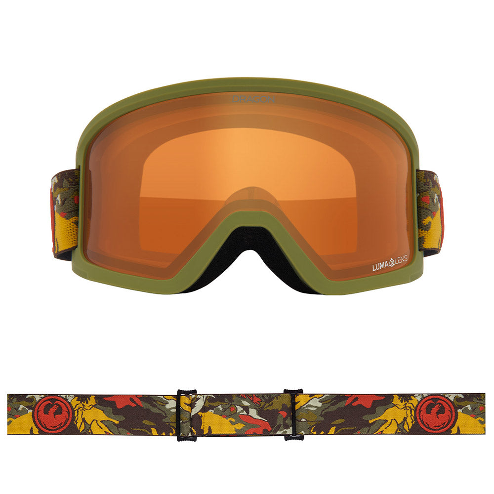 DX3 OTG - Leafy Camo with Lumalens Amber Lens