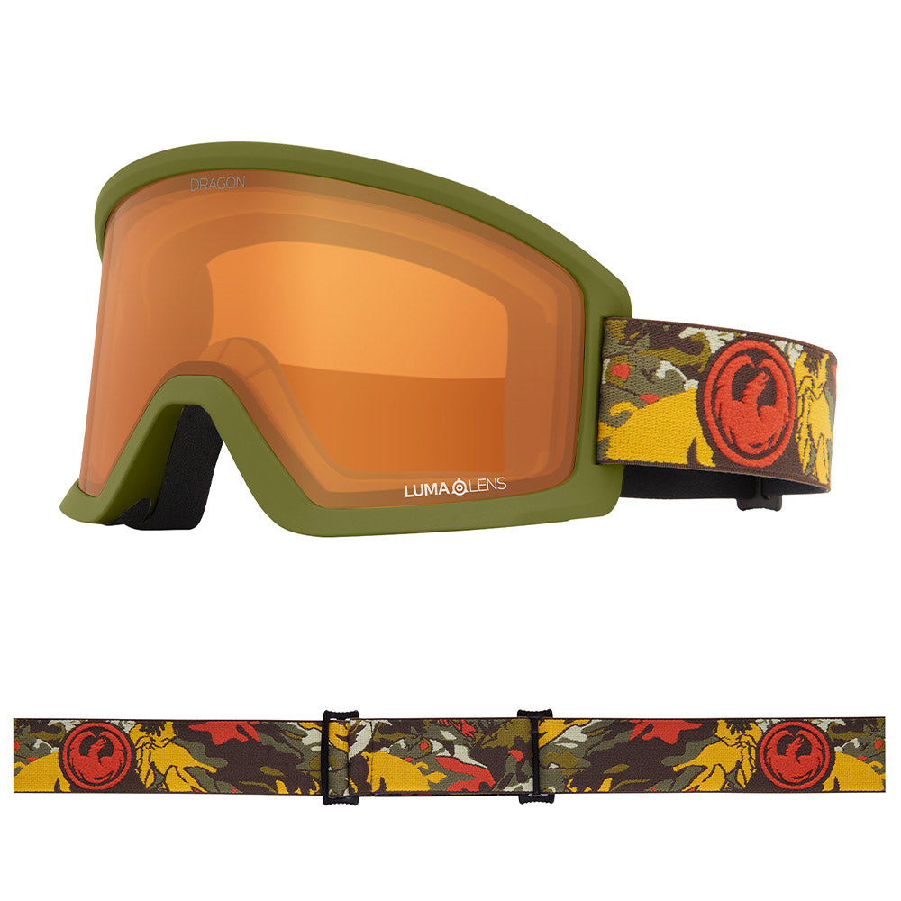 DX3 OTG - Leafy Camo with Lumalens Amber Lens