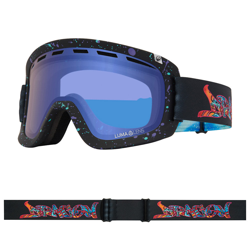 D1 OTG - Rattle Can with Lumalens Dark Smoke &amp; Lumalens Flash Blue Lens