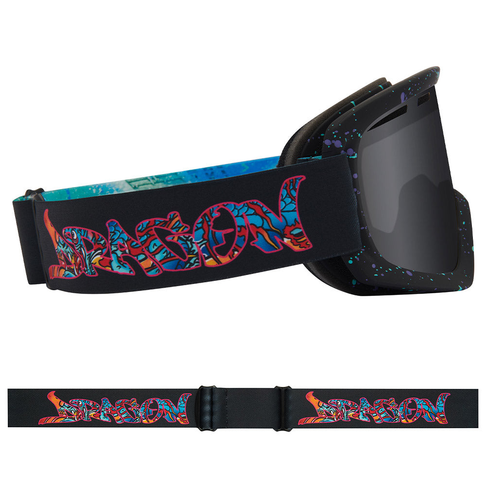 D1 OTG - Rattle Can with Lumalens Dark Smoke &amp; Lumalens Flash Blue Lens