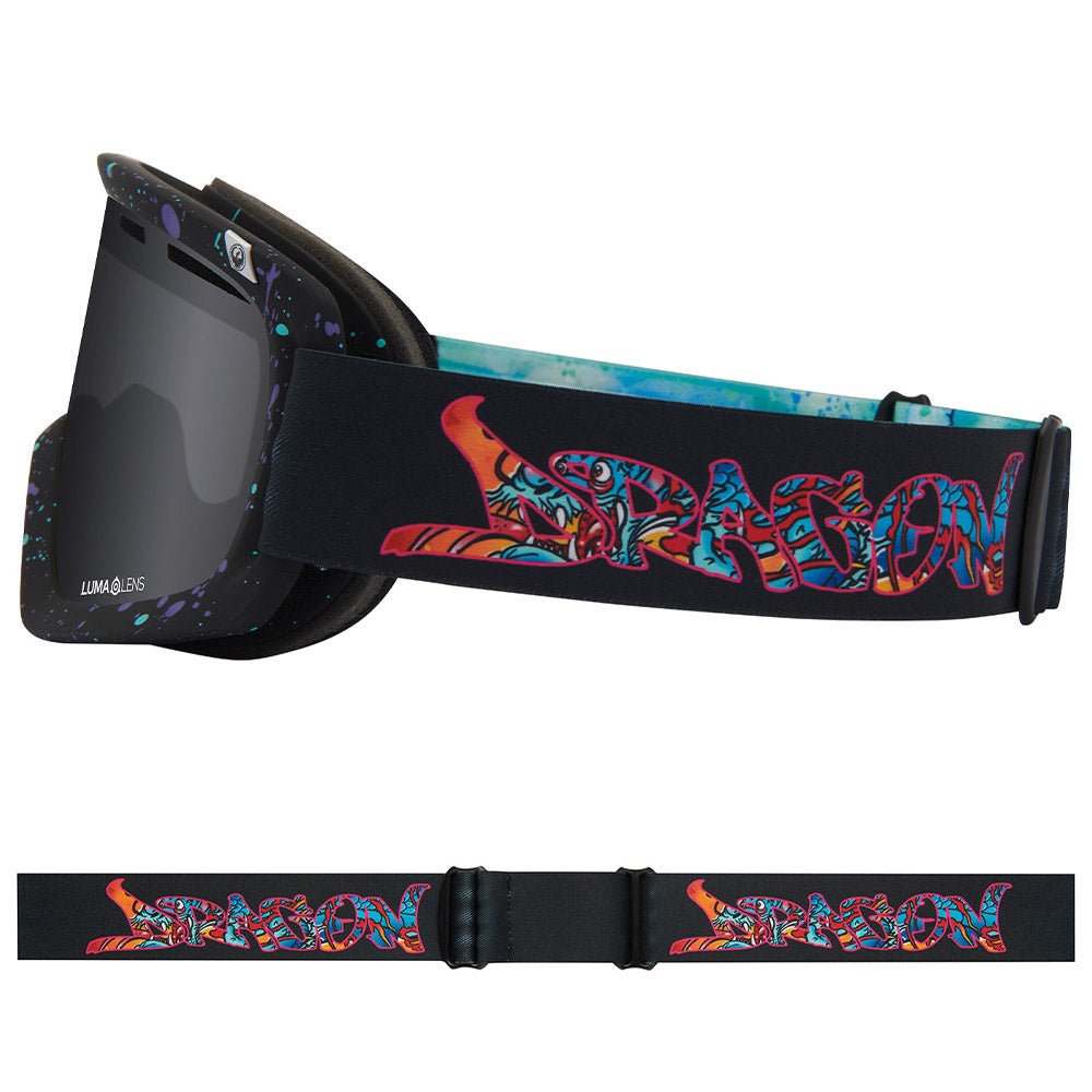 D1 OTG - Rattle Can with Lumalens Dark Smoke &amp; Lumalens Flash Blue Lens