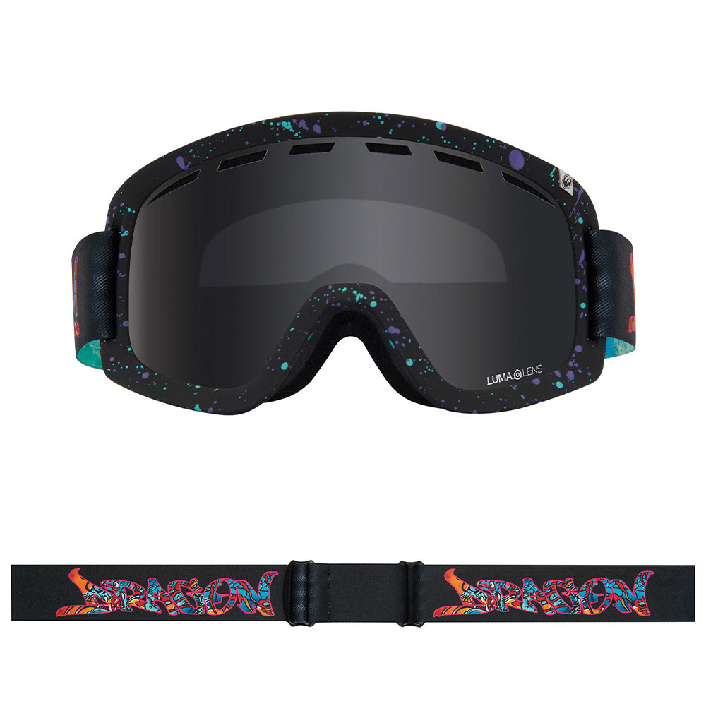 D1 OTG - Rattle Can with Lumalens Dark Smoke &amp; Lumalens Flash Blue Lens