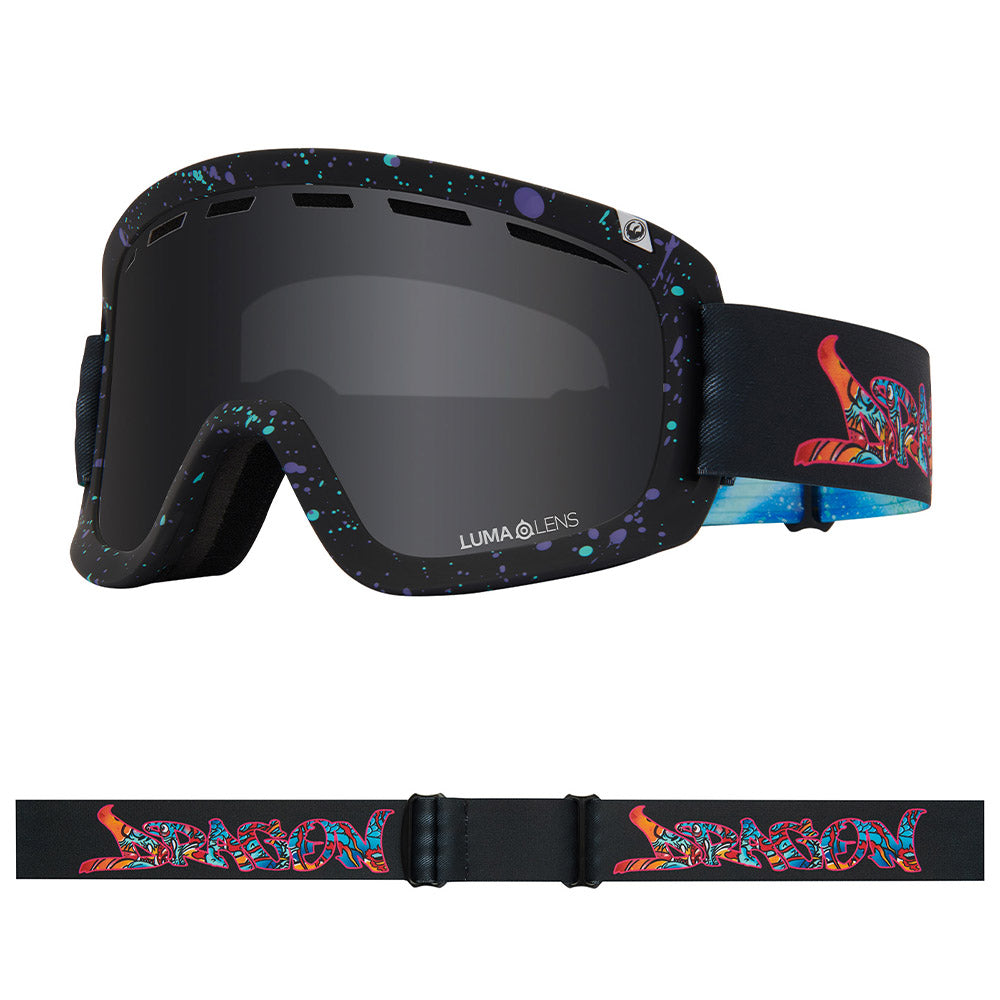 D1 OTG - Rattle Can with Lumalens Dark Smoke &amp; Lumalens Flash Blue Lens