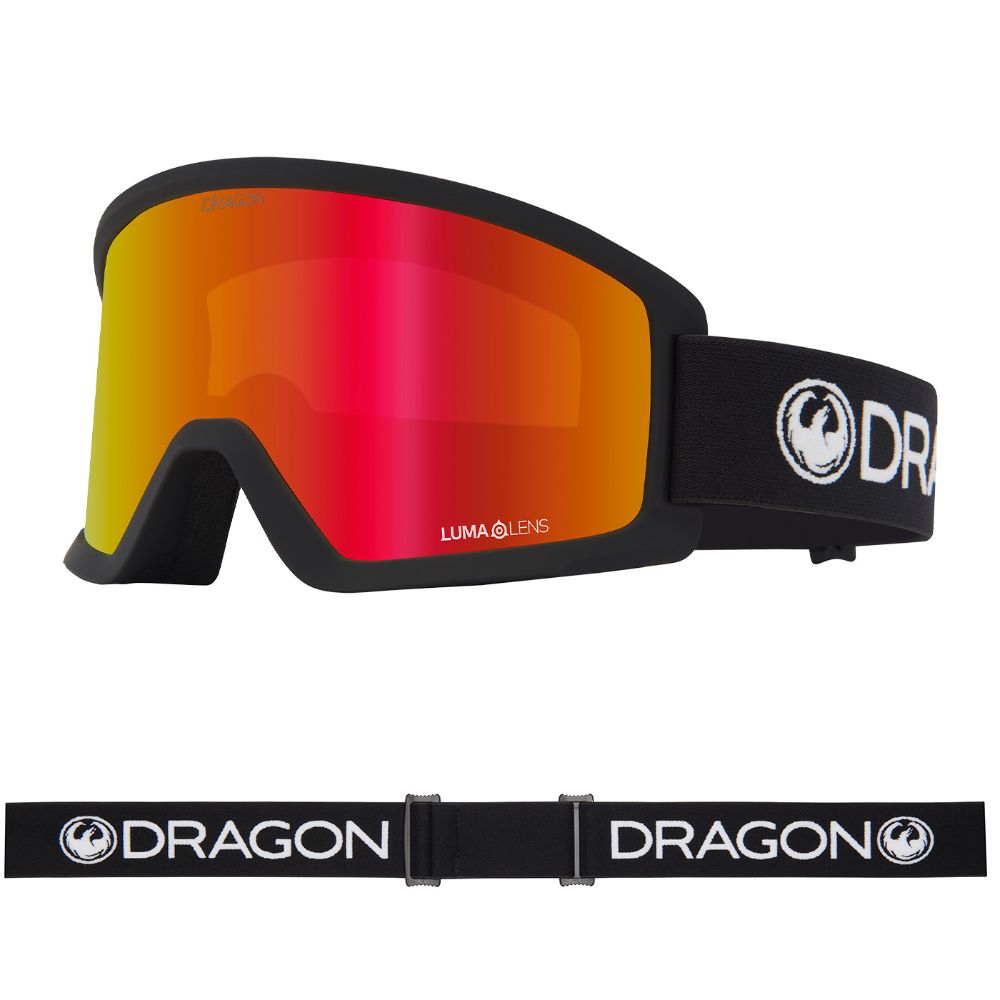 DX3 L OTG - Black with Lumalens Red Ionized Lens