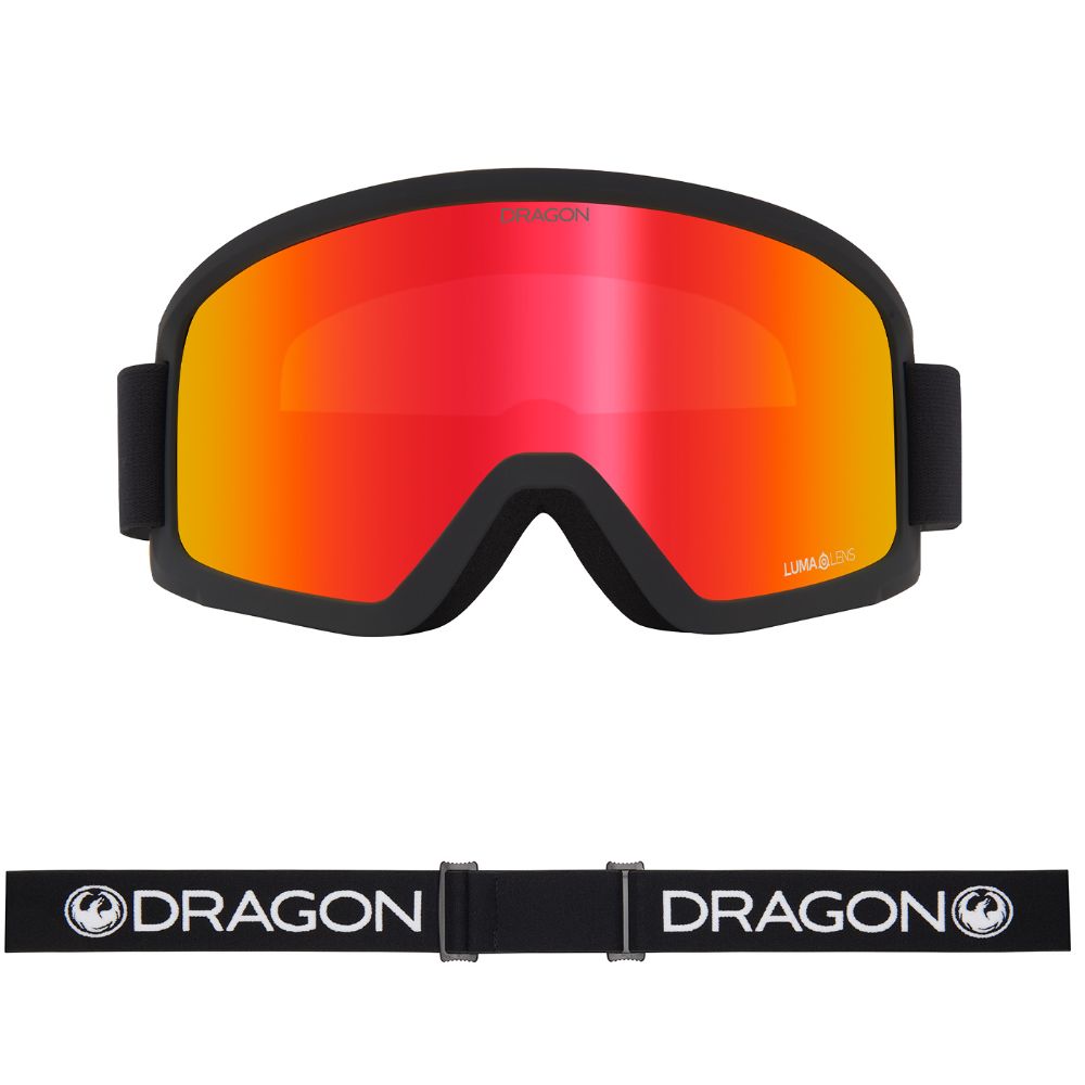 DX3 L OTG - Black with Lumalens Red Ionized Lens