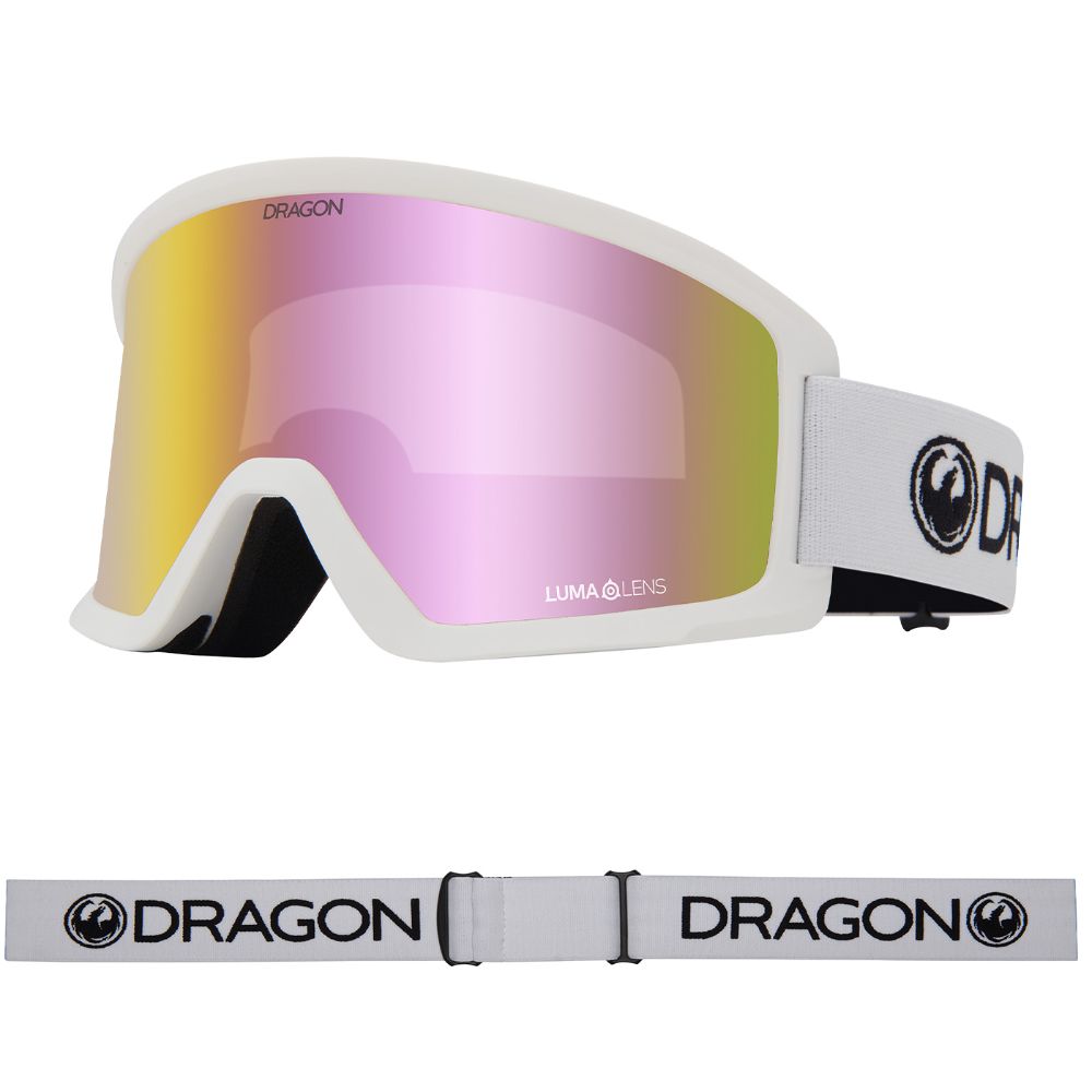 DX3 L OTG - White with Lumalens Pink Ionized Lens