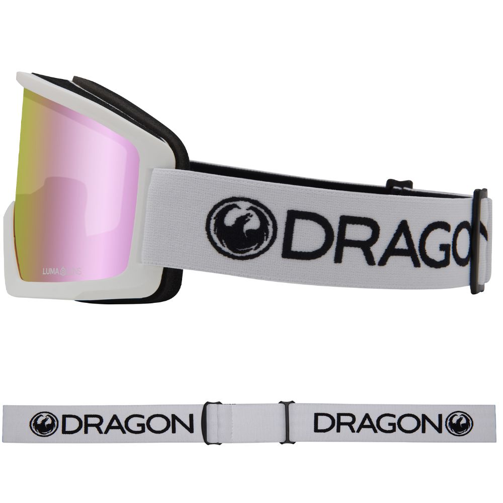 DX3 L OTG - White with Lumalens Pink Ionized Lens