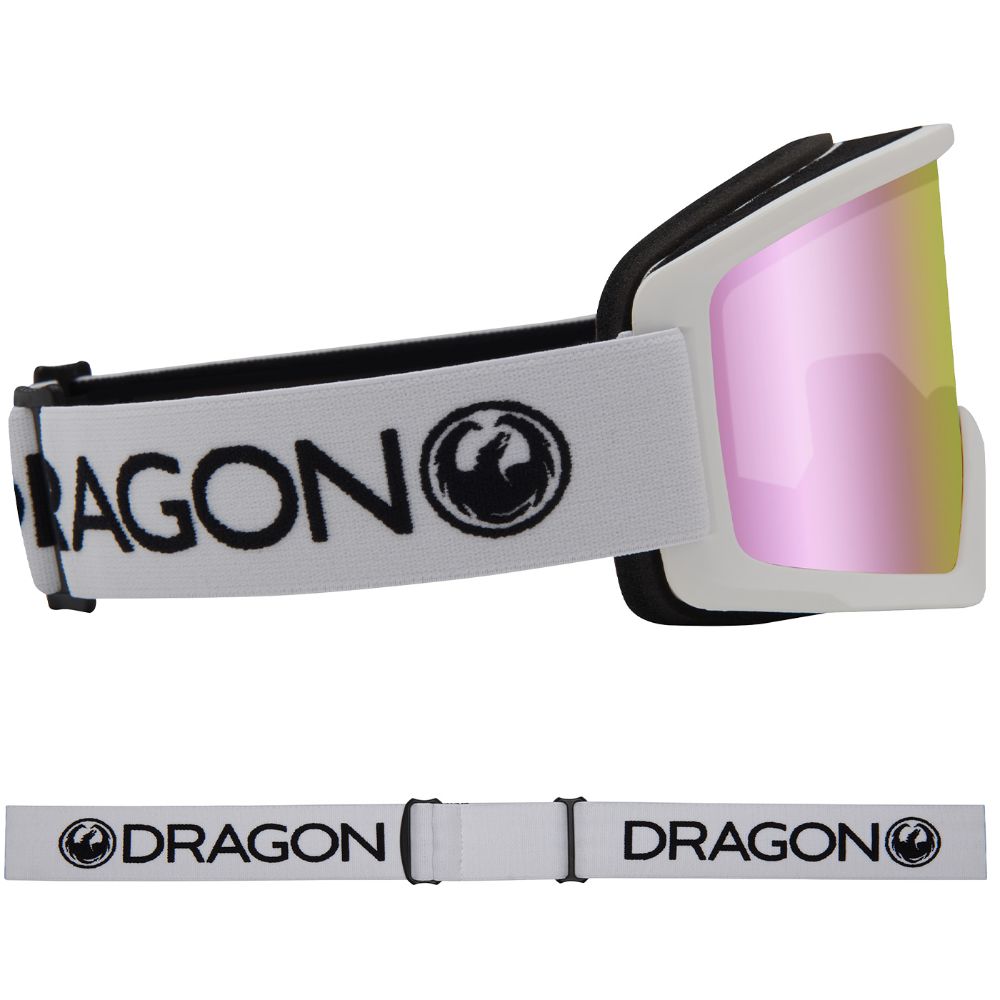 DX3 L OTG - White with Lumalens Pink Ionized Lens